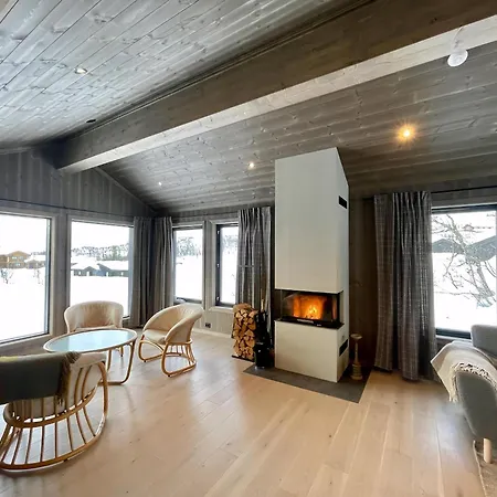 Luxurious Cabin, 5 Bedrooms, Sauna Stunning View * Beitostolen