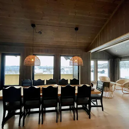 Luxurious Cabin, 5 Bedrooms, Sauna Stunning View Casa vacanze Beitostolen
